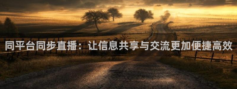 熊猫体育直播新版.新网页.org：同平台同步直播：让信息共享与交流更加便捷高效